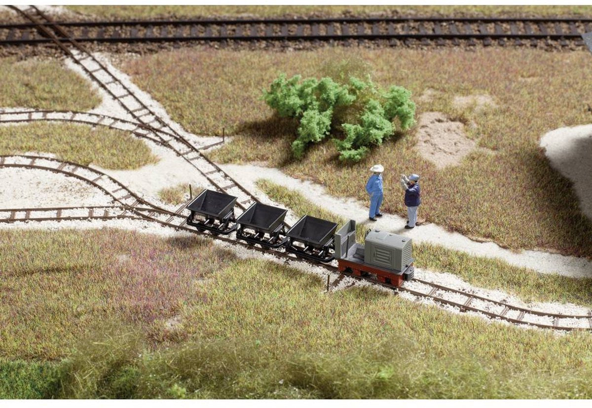 Auhagen smalsporssæt feldbahnset - attrappe