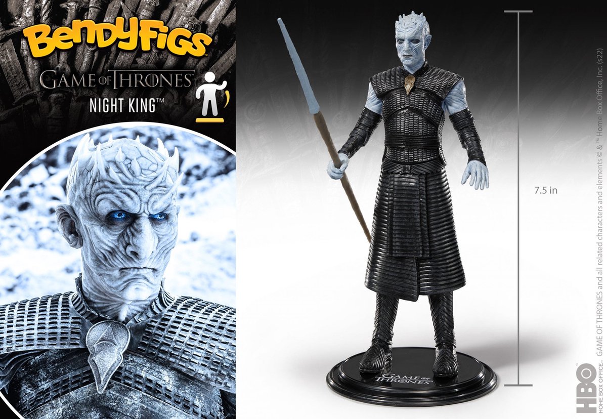 Ædel samling game of thrones - bendy figur - ridder konge
