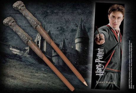 Den noble samling noble samling harry potter tryllestav pen + bogmærke