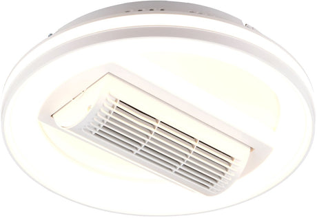Rl live your light reality kurula - fan - hvid - inkl. 1x SMD 37 W - fjernbetjening - integreret lysdæmper - trinløst justerbar lysfarve - oscillerende - sommer- og vintertilstand - 6 hastighedsniveauer