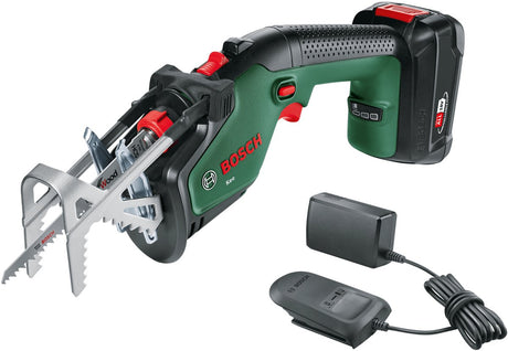 Bosch Keo 18 batteri havesav - skærediameter på 80 mm - med 18 V batteri og oplader