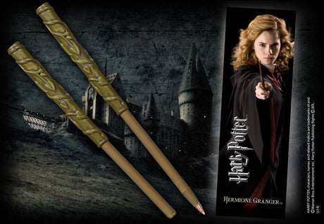 Den ædle samling harry potter pen- og bogmærkesæt hermione i flere farver