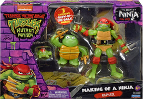 Teenage mutant ninja turtles legekammerater: mutant mayhem actionfigur 3-pak raphael evolution 10 cm actionfigur