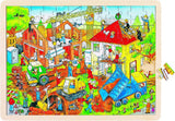 Goki puslespil, byggeplads. 96 dele. 3+