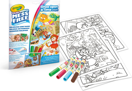 Crayola - farvevidunder - hobbypakke - der var engang - malebog til børn