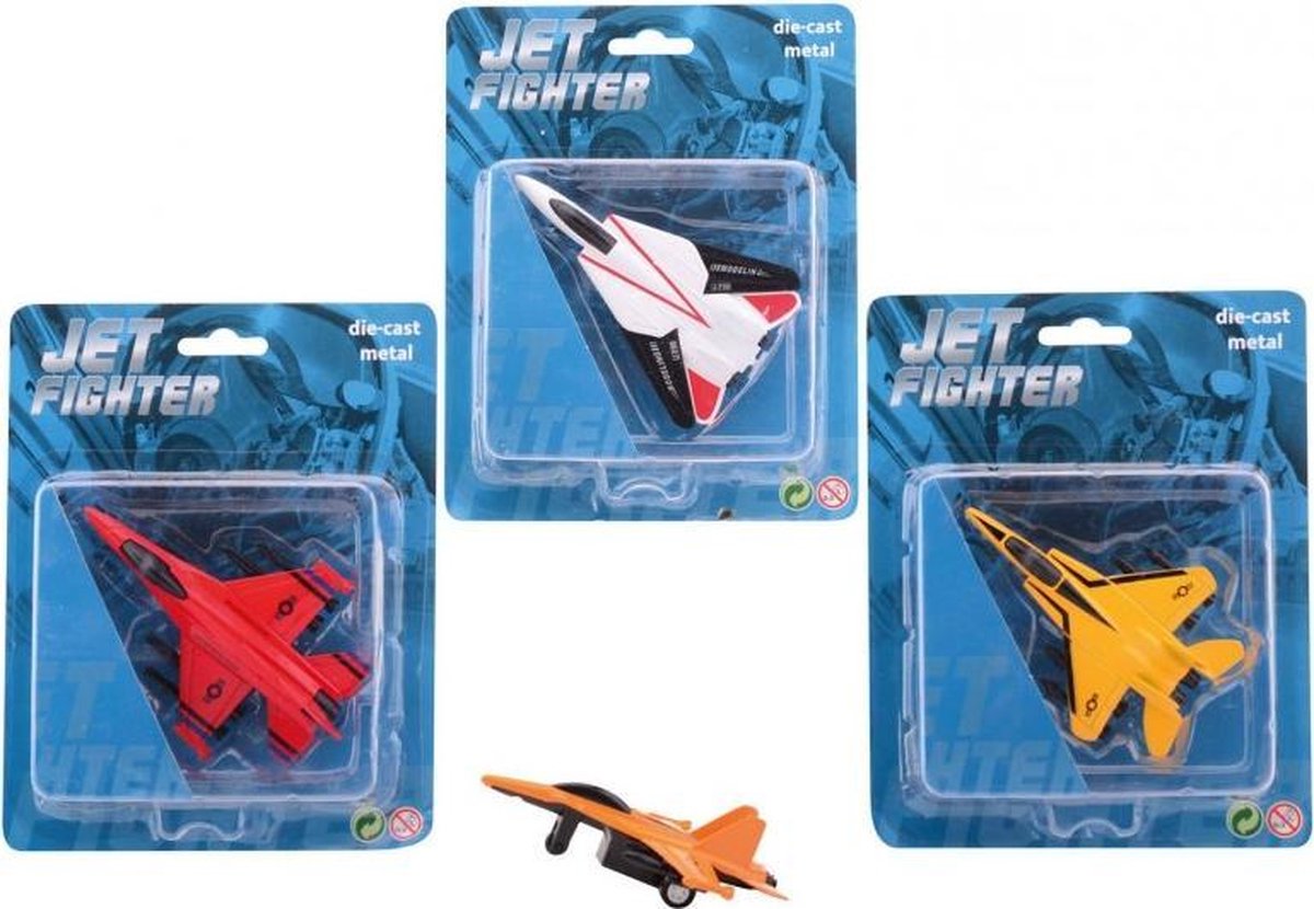 Johntoy trykstøbt camouflage jagerfly