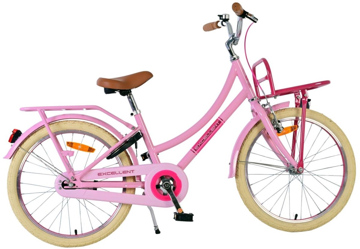 Volare fremragende børns cykel - piger - 20 tommer - lyserøde - 3 gear