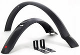 Fender sæt taipan mtb 20 tommer 50 mm sort