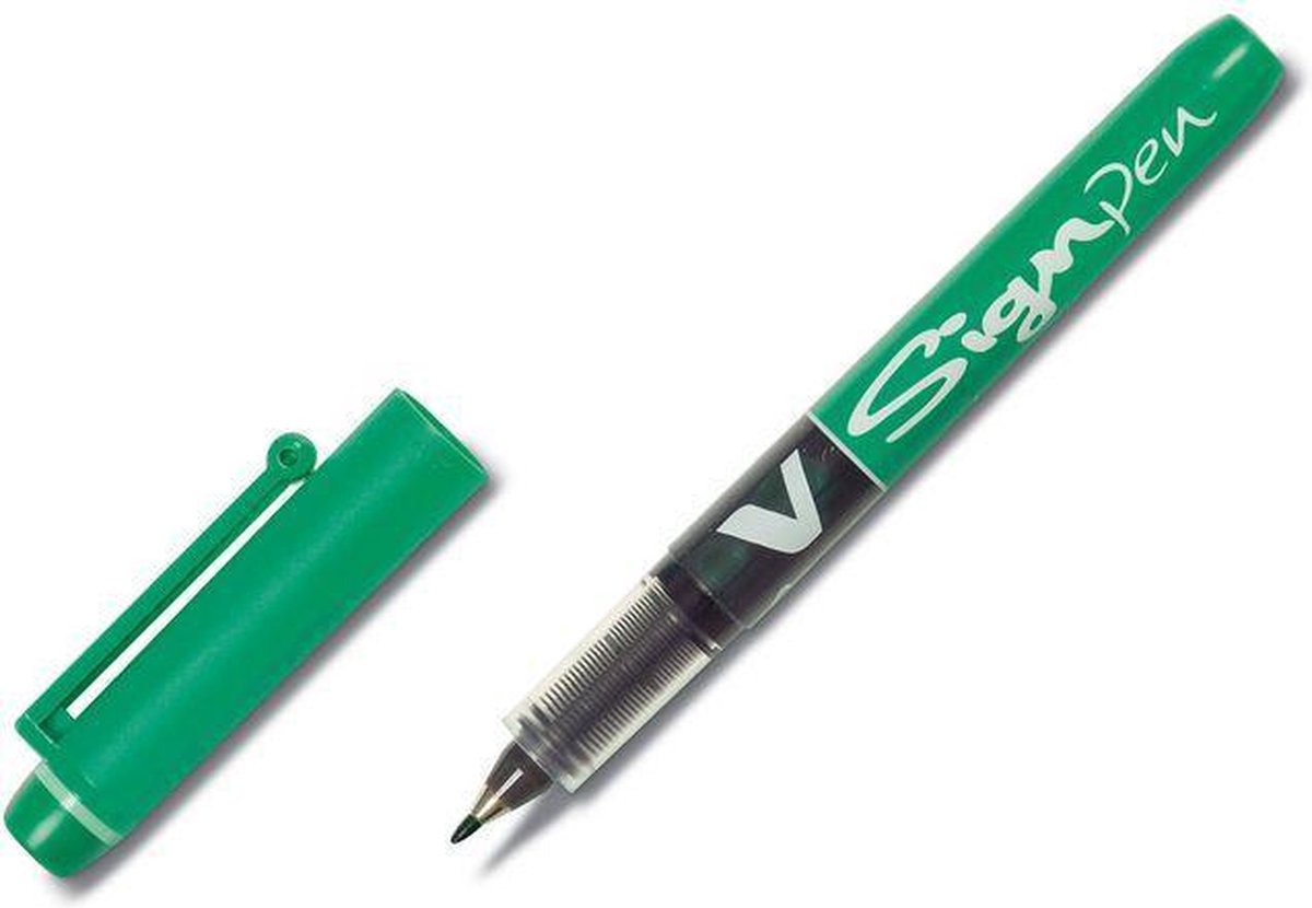 Pilot boligrafo de tinta líquida v tegn grøn 0,6 mm (12 stk.)