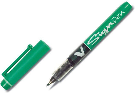 Pilot boligrafo de tinta líquida v tegn grøn 0,6 mm (12 stk.)