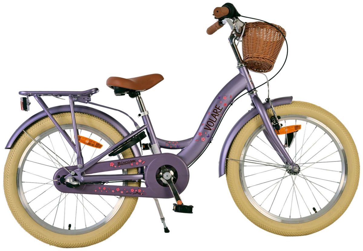 Volare blossom børnecykel - piger - 20 tommer - lilla - nexus 3