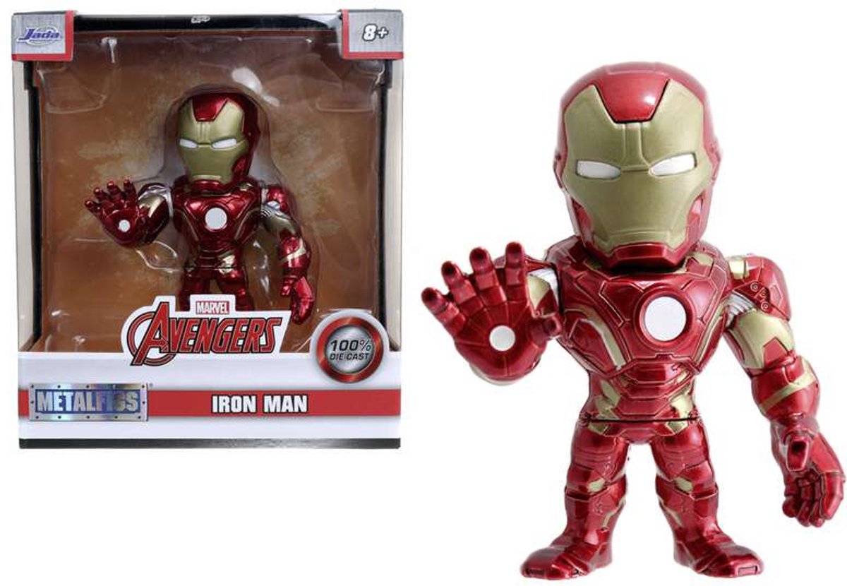 Jada ã¢â‚¬â€œ marvel â¢â‚¬â€œ ironman-figur 10 cm â¢â‚¬â€œ metal