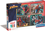 Clementoni puslespil marvel spiderman, 4i1
