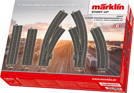 Märklin starter c-skinneforlængersæt c3 op