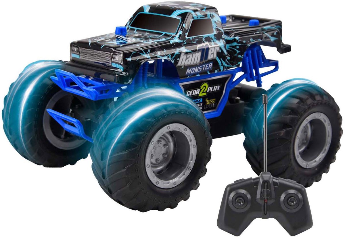 Gear2play rc monster hammer monster truck 1:24 - store hjul