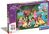 Clementoni puslespil - Disney prinsesse, 104 stk.