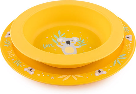 Canpol babyer - servicesæt 2 stk. eksotiske dyr - gul - 9m+ 9+ m