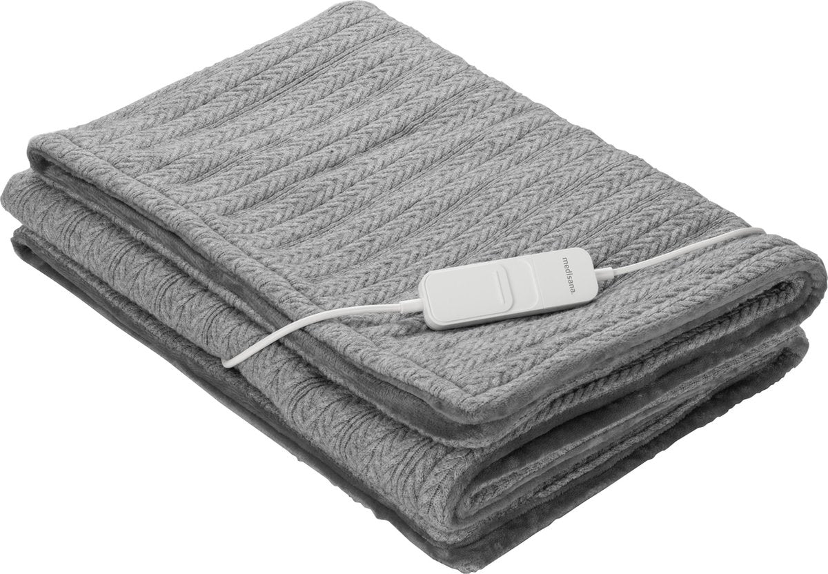 Decoways - medisana elektrische deken hb 680 160x120 cm grijs
