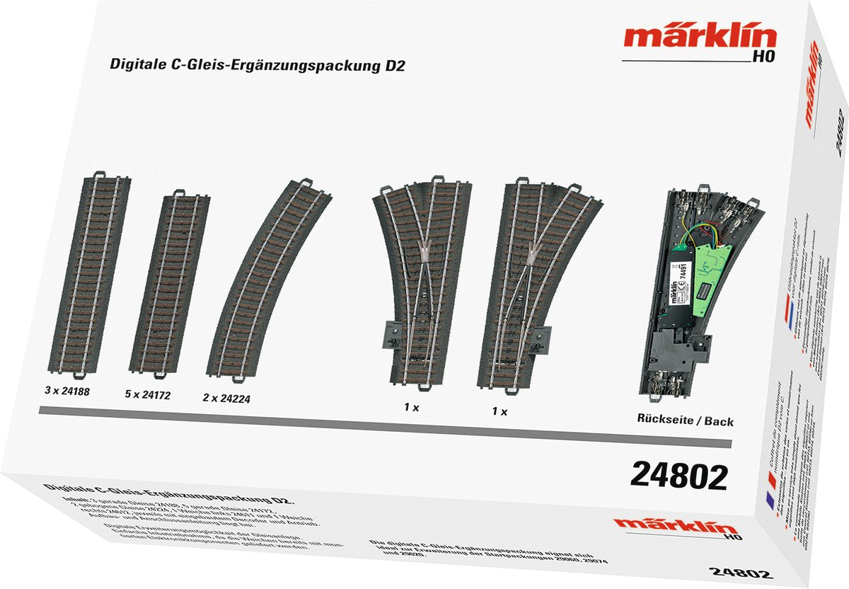 Märklin udvidelsespakke d2 til digitale C-skinner