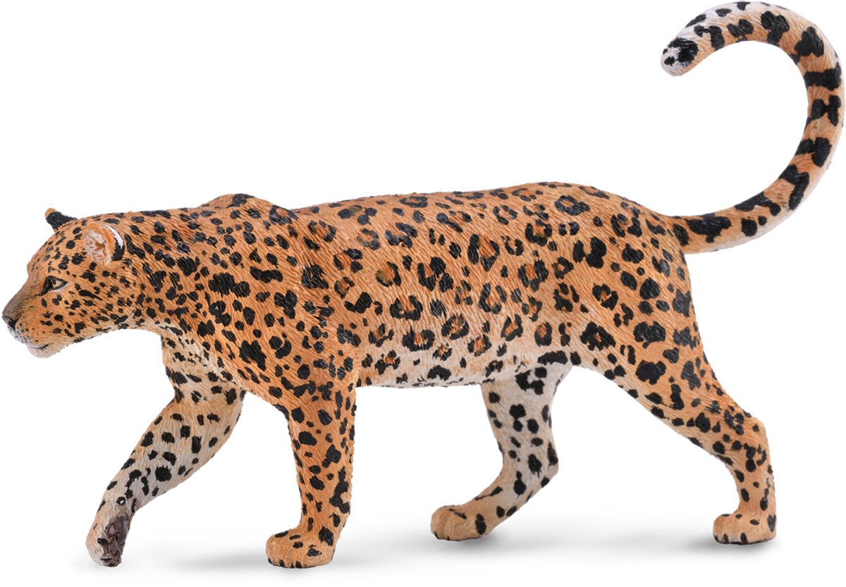 Collecta figur - afrikansk leopard - (xl) - vilde dyr - håndmalet - miniature