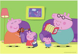 Ravensburger puslespil derhjemme med Peppa Pig - to puslespil - 12 brikker - børnepuslespil