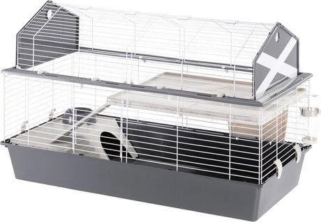 Ferplast stald 120 - gnaverbur - grå - 119 x 58 x 77 cm
