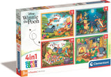 Clementoni puslespil farve disney Plys, 4i1