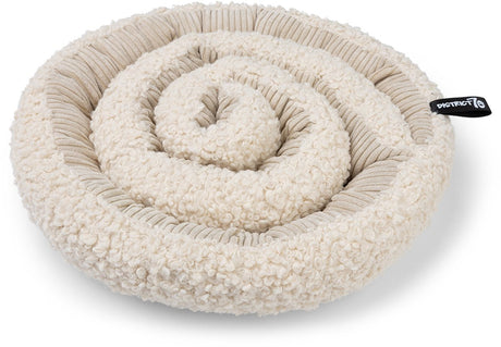 District 70 swirl – snuffelmat voor honden | stimuleert speurgedrag mentale activiteit - merengue - ø 34 cm