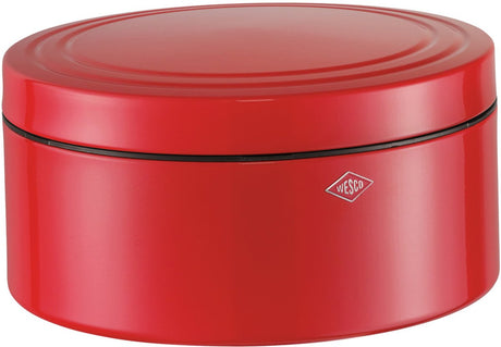 Wesco classic line wienerbrødsæske med låg | 4 liter | metal - rød orange | kageboks | special edition jul