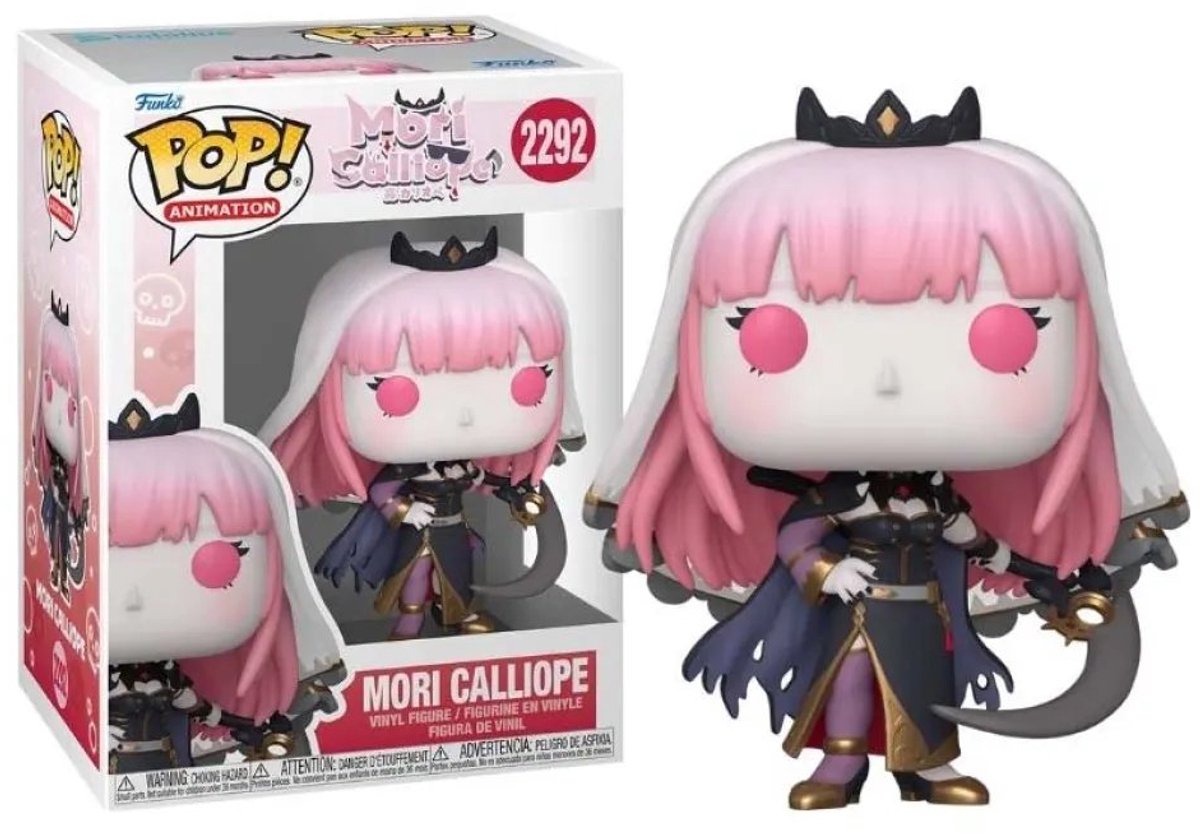Funko hololive mori calliope (pop! animation) vinyl figur 2292 unisex pop! - neutral - standard