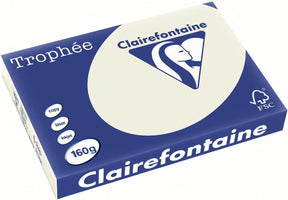 Clairefontaine - trophée pastel - a3 - perlegrå - 160 gram - 250 ark