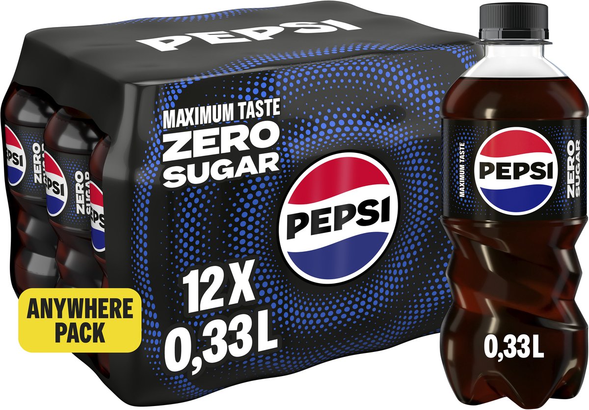 Pepsi zero 12x33cl kæledyr