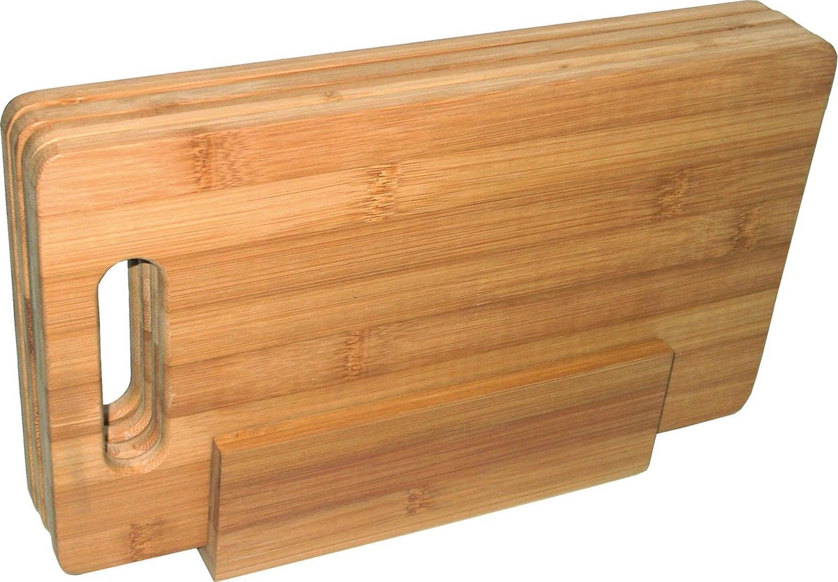 Point-virgule 4 morgenmadstavler - bambus - i holder