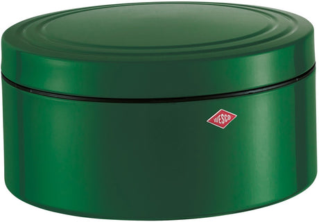 Wesco classic line wienerbrødsæske med låg | 4 liter | metal - mørkegrøn | kageboks | special edition jul