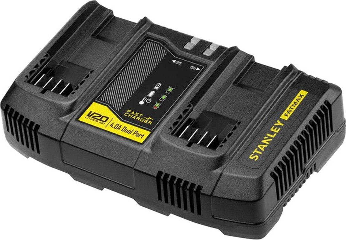 Stanley fatmax sfmcb24 v20 4a dual port oplader - sfmcb24-qw