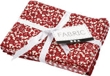Creativ firma patchwork stof rød 45x55cm, 4 stk.