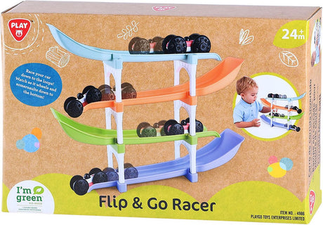 Playgo biobaseret flip and go racerbane - 11 stk.