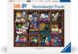 Ravensburger puslespil cubby cats og succulenter - puslespil - 500 brikker