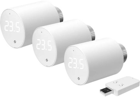 Shelly termostathoved wi-fi blu trv 3 stk med styreenhed