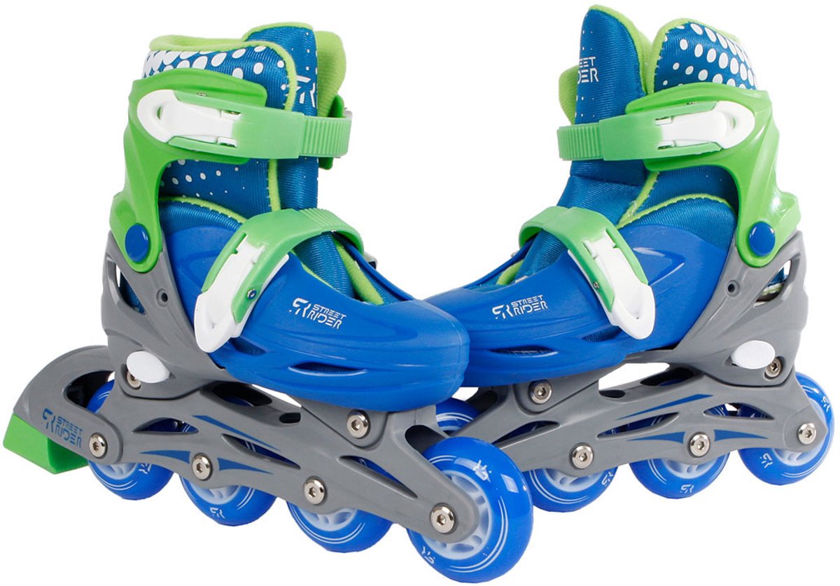 Street Rider Inline Skeelers Blue, størrelse 30-33