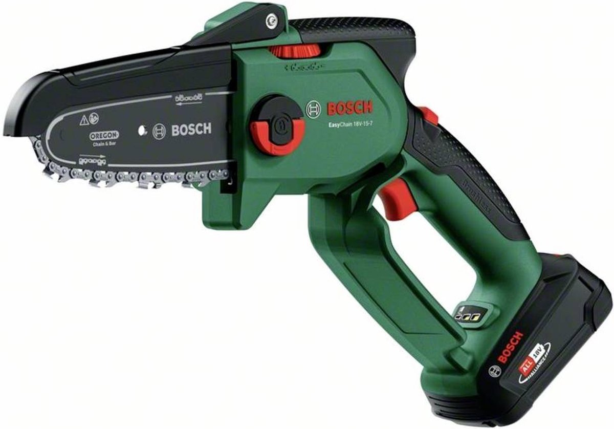 Bosch easychain 18v-15-7 motorsav - med 18 v batteri og oplader
