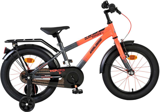 Volare Thombike børnecykel - drenge - 16 tommer - orangegrå