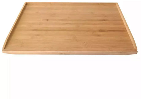 Kinghoff kh-1683 bambus skærebræt serveringsbræt | stor størrelse 55x43 cm | skærebræt med hævet kant | til dej, pasta grøntsager