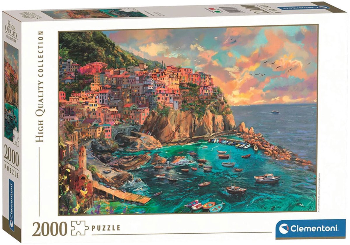 Clementoni jigsaw puzzle painted manarola - 2000 pcs.