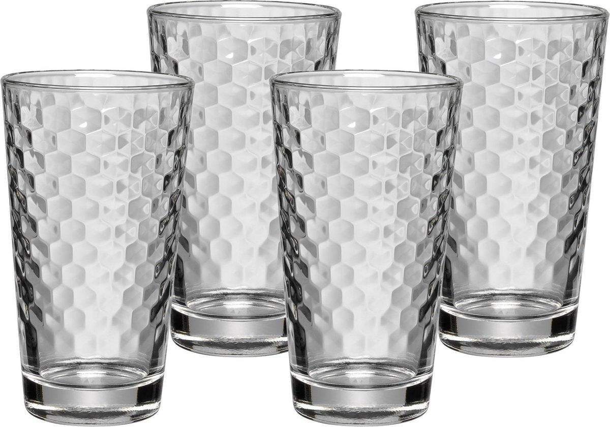 Wmf coffeetime - kaffe- og teglas - latte macchiato - sæt med 4 - varmebestandig