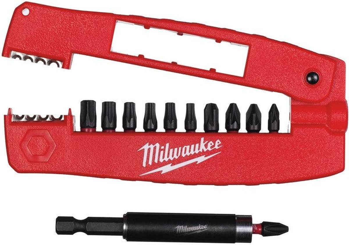 Milwaukee Shockwave Impact Duty™ skruebitskassetter SHW CD Drive Guide Set V2 -12pc - 4932430910
