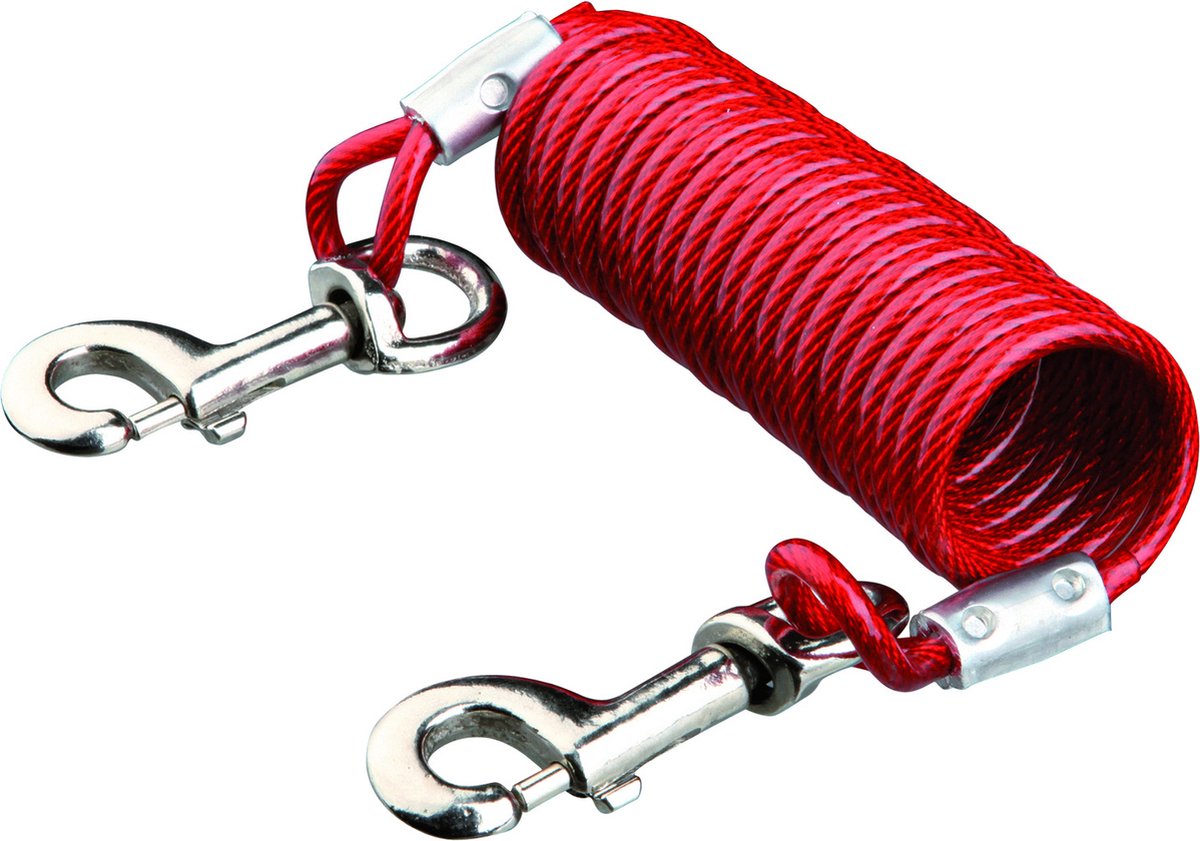 Trixie construction line with red spiral cable