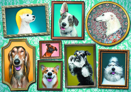 Trefl puslespil 1000 brikker - doggies galleri puslespil.