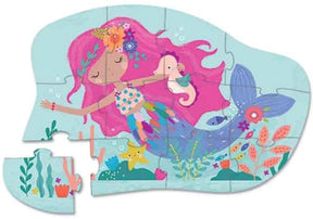 Crocodile creek - zeemeermin puzzel - mermaid dreams - 12 stukjes - vanaf 2 jaar