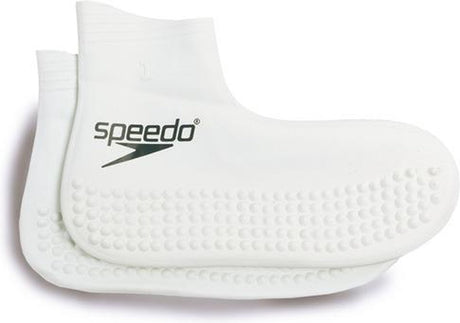 Speedo zwembad-sokken anti-slip latex wit mt 33-36 33